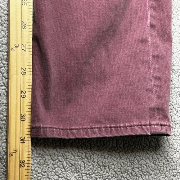 AG Adriano Goldschmied Everett Jeans Mens 34x31 Mauve Slim Straight Stretch - Picture 12 of 13